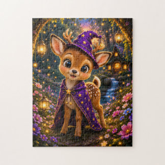 Magical Baby Deer Wizard Jigsaw Puzzle Pussel