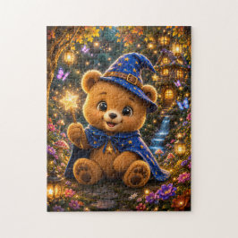Magical Bear Wizard Jigsaw Puzzle Pussel