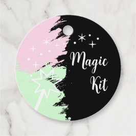 Magical Birthday Magic Kit Gåvor Etiketter