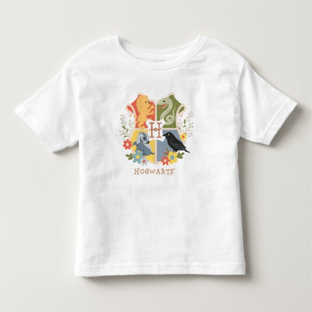 Magical Blooms HOGWARTS™ Crest T Shirt (Framsida)