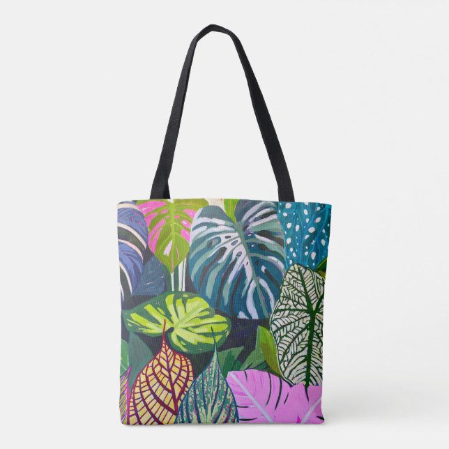 Magical Botanicals Tote Bag Tygkasse (Baksida)