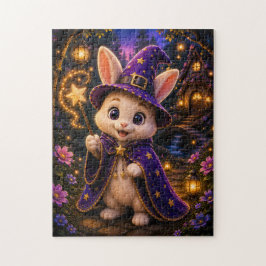 Magical Bunny Wizard Jigsaw Puzzle Pussel