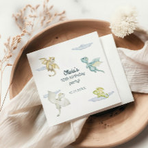 Magical Castle Cute Dragons Kids Birthday