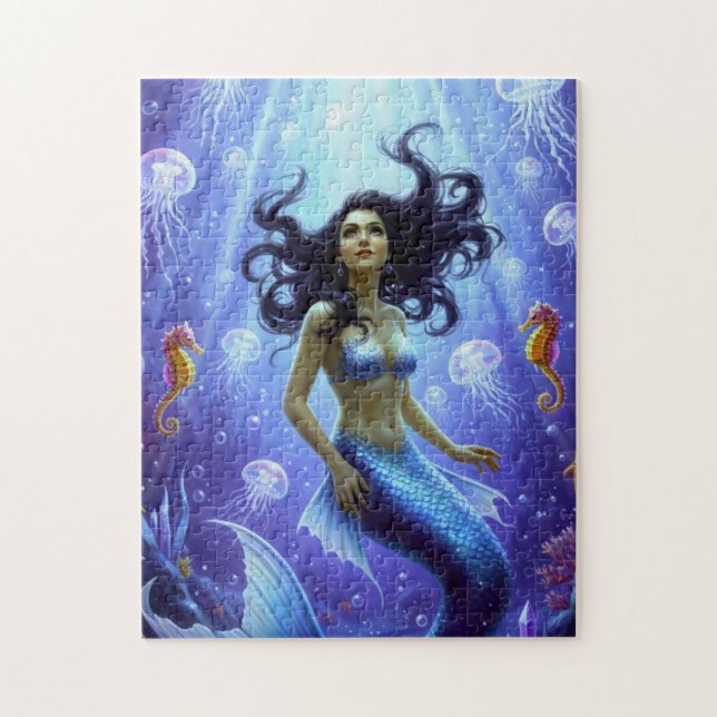Magical Cave Mermaid Pussel (Vertikal)
