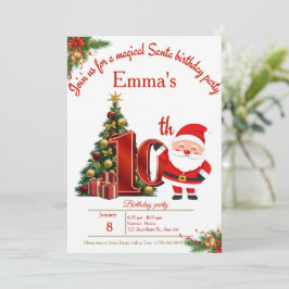 Magical Christmas Birthday Card for Girls Tack Kort