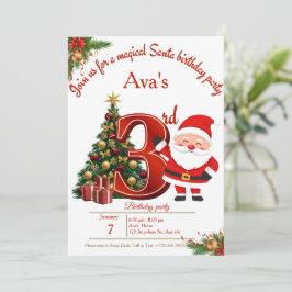 Magical Christmas Birthday Card for Girls Tack Kort