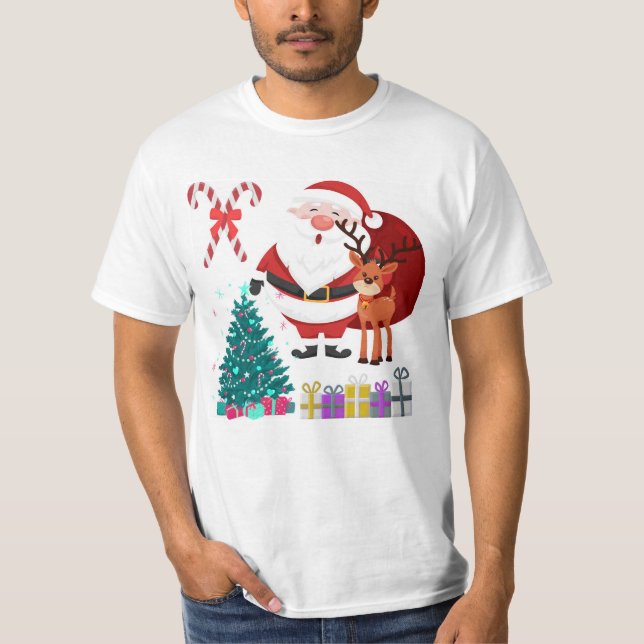 Magical Christmas Day Cheer" T Shirt (Framsida)
