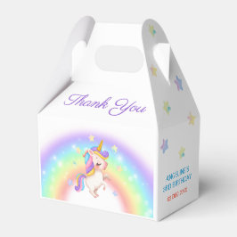 Magical Day Rainbow Stars Unicorn Birthday  Presentaskar