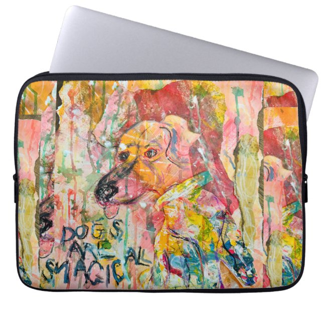 Magical Dog Laptop Sleeve (Framsidan)