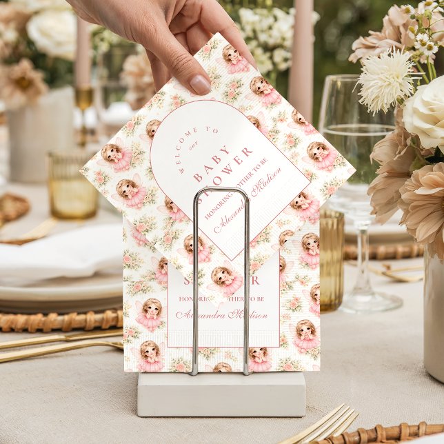 Magical Fairy Garden Baby Shower Pappersservett (Skapare uppladdad)