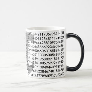 Magical färg som Morphing Pi-kaffemuggen Magisk Mugg