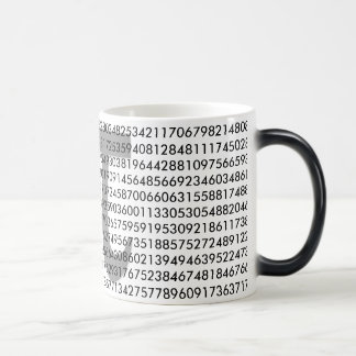 Magical färg som Morphing Pi-kaffemuggen Magisk Mugg