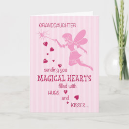Magical felika rosa valentin för sondotter dag helgkort