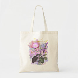 Magical Floral Bouquet in Golden Frame Tygkasse