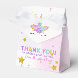 Magical födelsedag för Unicornglitterstjärnor Presentaskar
