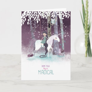 Magical födelsedag kort
