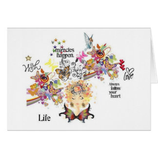 Magical förtrollande gudinna hälsningskort