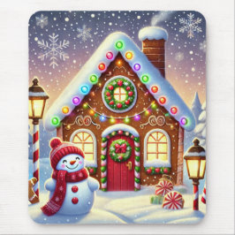 Magical Gingerbread Wonderland: Festive Snowman an Musmatta