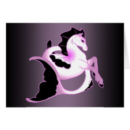 Magical havshästsamling hälsningskort