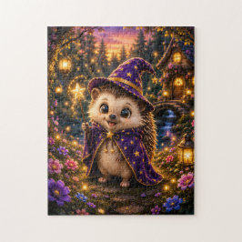 Magical Hedgehog Wizard Jigsaw Puzzle Pussel