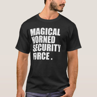 Magical Horned Security Force Funny Halloween T Shirt