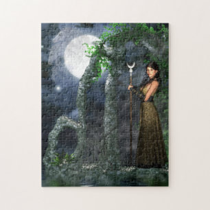 Magical Jigsaw - månegudinna (selenen) Pussel
