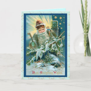 Magical jultomtenjulkort helgkort