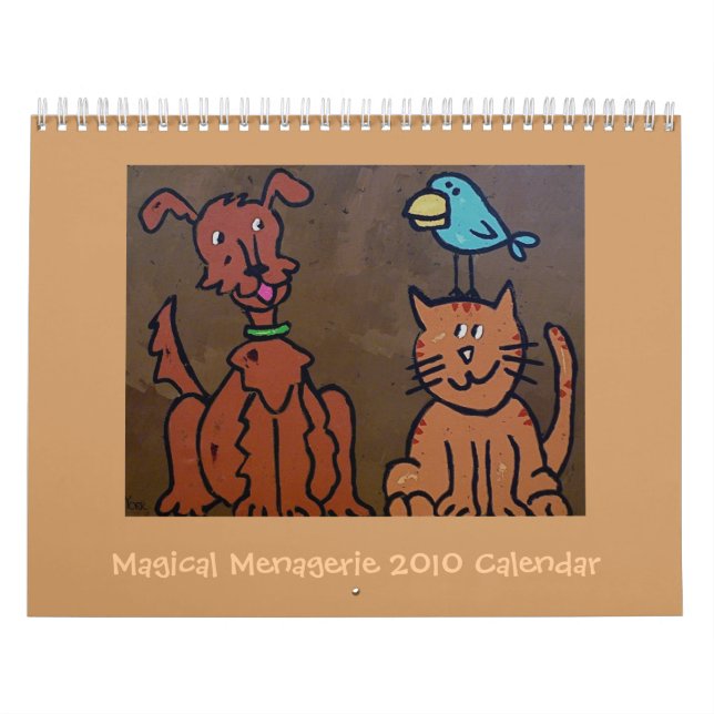 Magical kalender för Menagerie 2010 (Omslag)