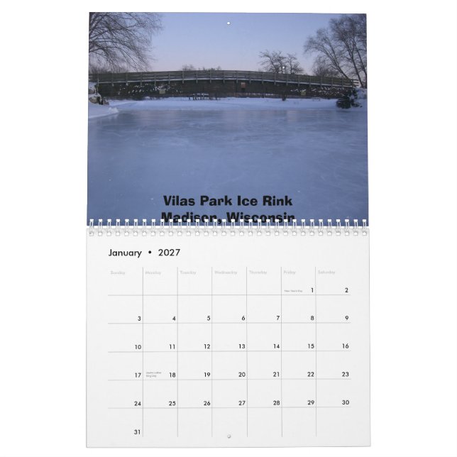 Magical Madison ögonblick Kalender (Jan 2027)