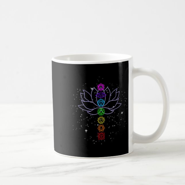 Magical Mandala Lotus Lines Cool Mandala Design Lo Kaffemugg (Höger)