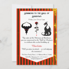 Magical & Mysterious Kids Birthday Party Inbjudningar