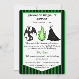 Magical & Mysterious Kids BirthdayParty Invitation Inbjudningar