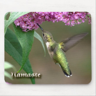Magical neonRuby-hals Hummingbird Mousepad Musmatta