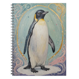 Magical Pastel Penguin Anteckningsbok