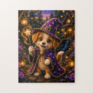 Magical Puppy Wizard Jigsaw Puzzle Pussel