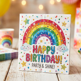 Magical Rainbow birthday party Paper Napkin Pappersservett