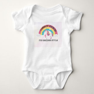 Magical rainbow unicorn design for babies t shirt