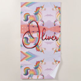 Magical Rainbow Unicorn name Personalized 