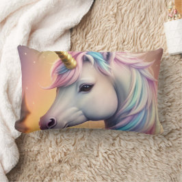 Magical Rainbow Unicorn Personalized Lumbarkudde