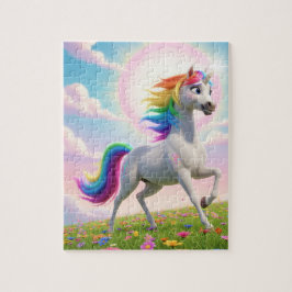 Magical Rainbow Unicorn Pussel