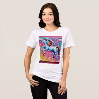 Magical Rainbow Unicorn Sticker – Colorful Fantasy T Shirt