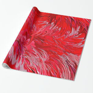 Magical rött presentpapper