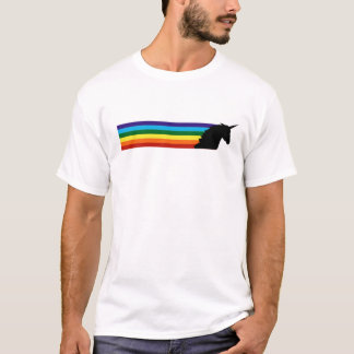 Magical rusa Tshirt för Unicornregnbågehingst Tee