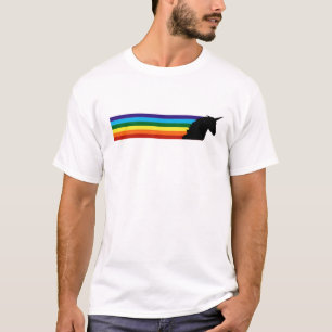 Magical rusa Tshirt för Unicornregnbågehingst Tee Shirt