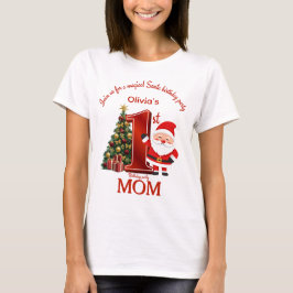 Magical Santa Birthday Design for Kids T Shirt