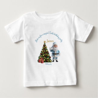 Magical Santa Birthday Invitation T Shirt