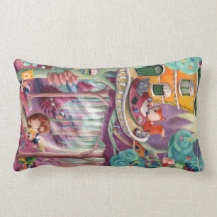 Magical skog lumbarkudde