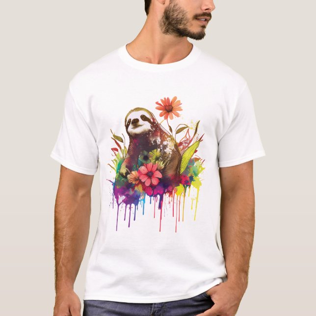 Magical Sloth T Shirt (Framsida)