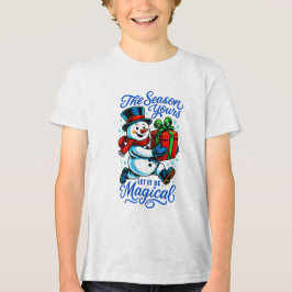 Magical Snowman Christmas Delivery Tee fun holiday