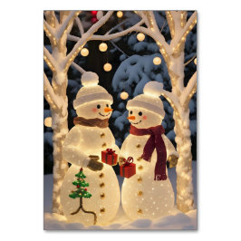 Magical Snowman Christmas Lights Bordsnummer